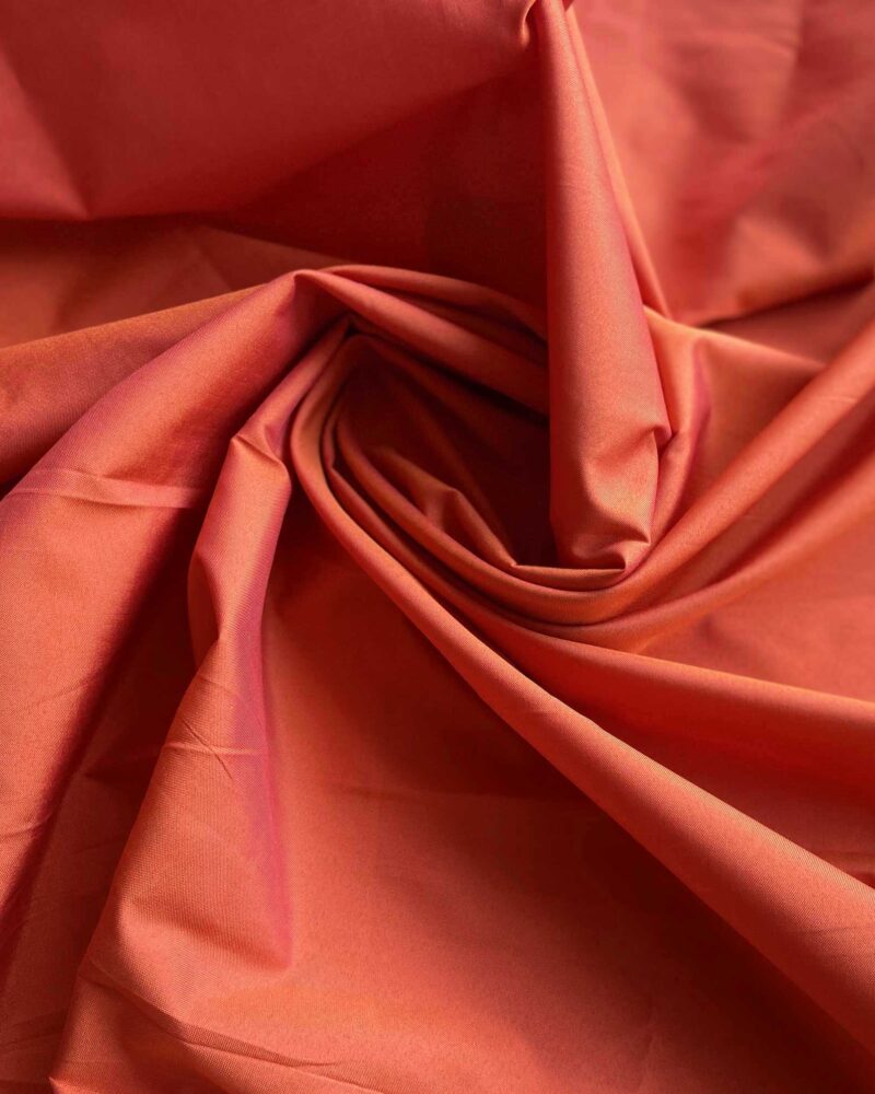 orange and pink silk blouse piece